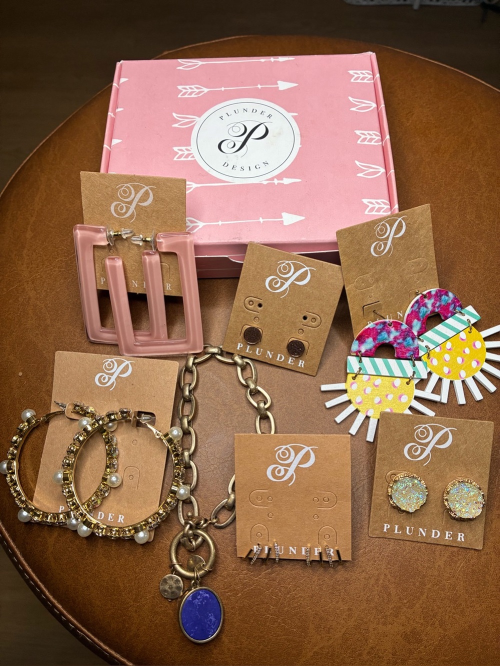NWT Plunder Design 7-Piece Bracelet & Earrings Jewelry Bundle